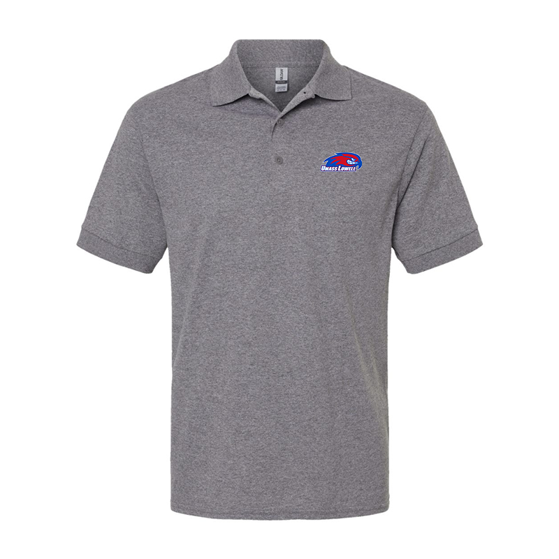 Men's UMass Lowell River Hawks Gildan Dry Blend Jersey Polo